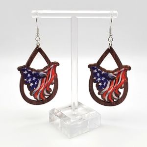 Americana Eagle Earings